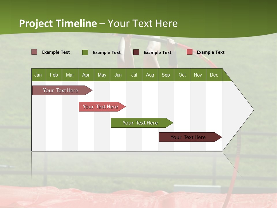 Pole Vaulter PowerPoint Template