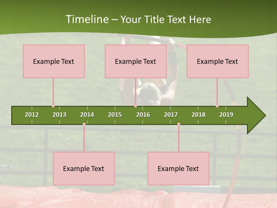 Pole Vaulter PowerPoint Template