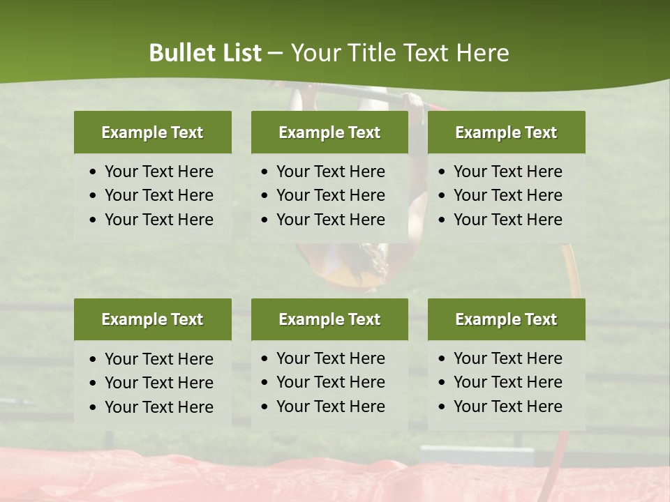 Pole Vaulter PowerPoint Template