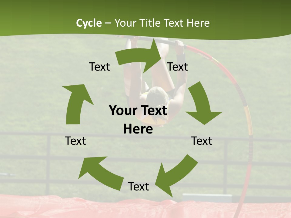 Pole Vaulter PowerPoint Template