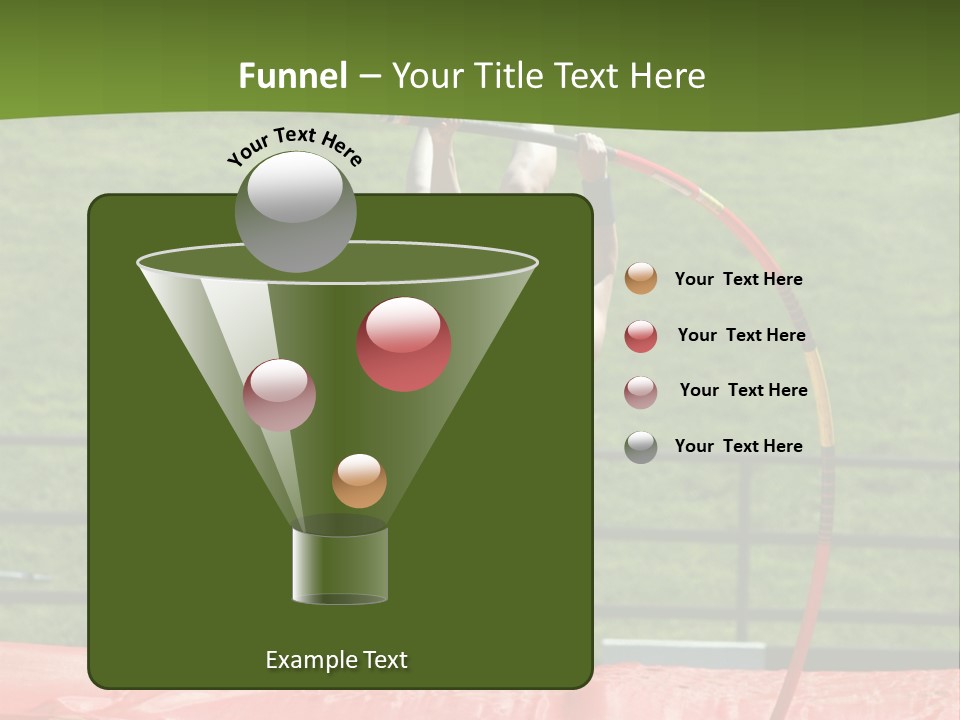 Pole Vaulter PowerPoint Template