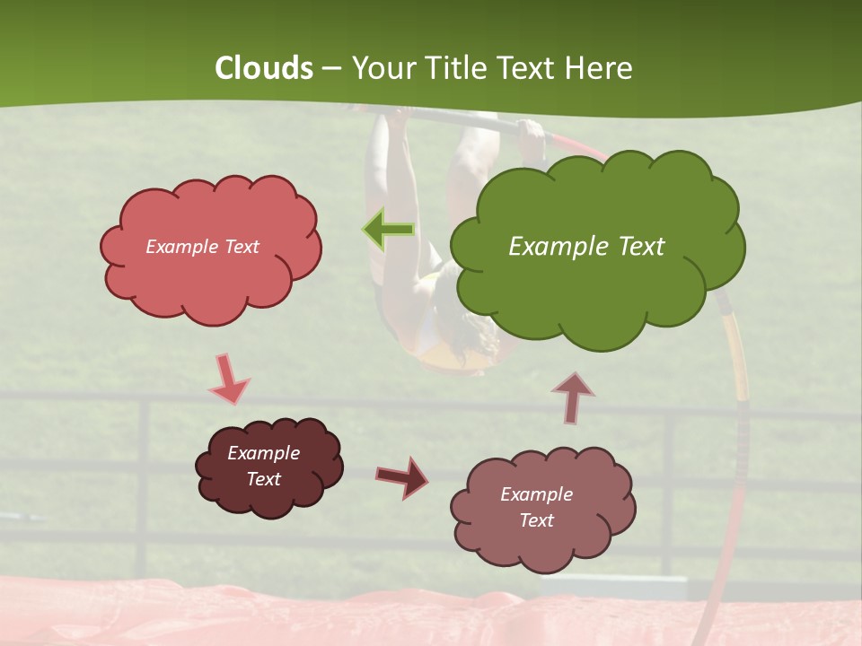 Pole Vaulter PowerPoint Template