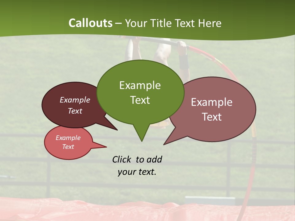 Pole Vaulter PowerPoint Template
