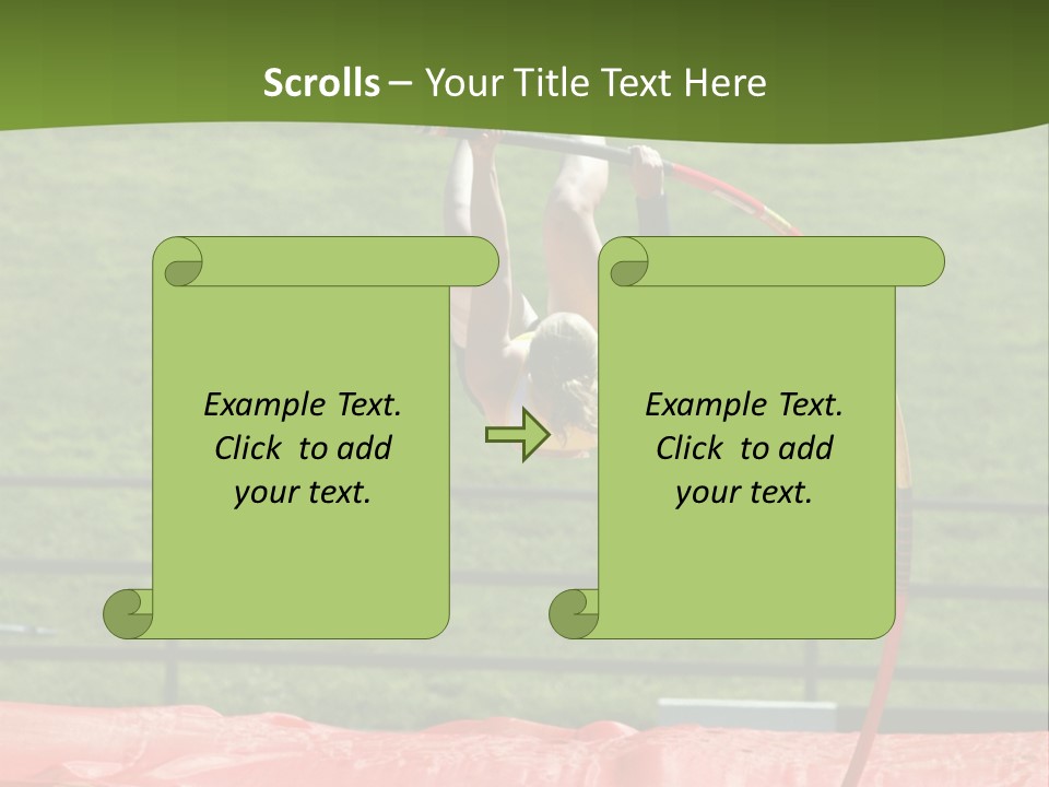 Pole Vaulter PowerPoint Template