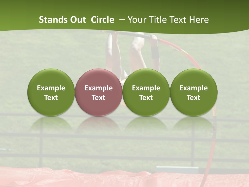 Pole Vaulter PowerPoint Template