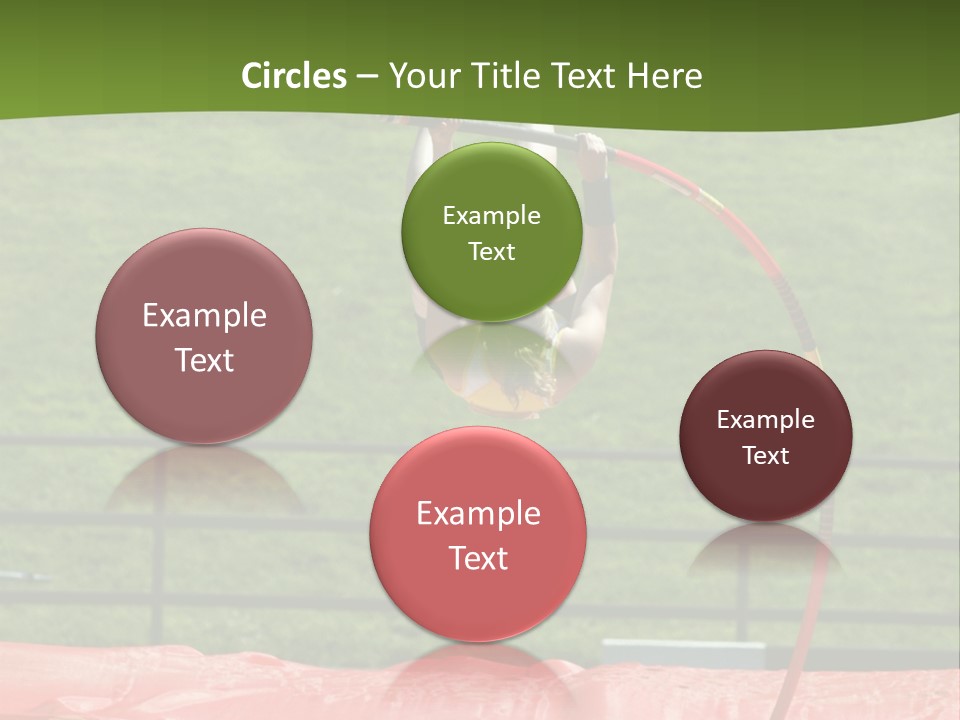 Pole Vaulter PowerPoint Template