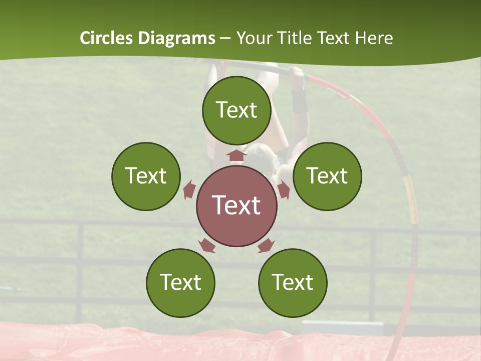 Pole Vaulter PowerPoint Template