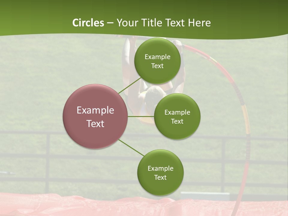 Pole Vaulter PowerPoint Template