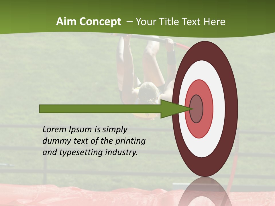 Pole Vaulter PowerPoint Template