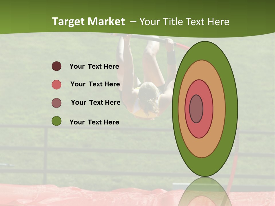 Pole Vaulter PowerPoint Template