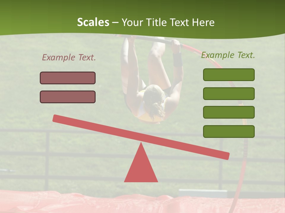 Pole Vaulter PowerPoint Template