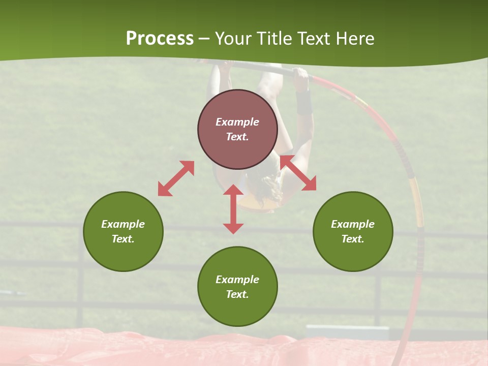 Pole Vaulter PowerPoint Template