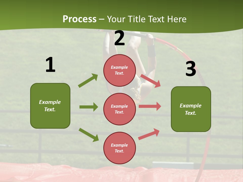 Pole Vaulter PowerPoint Template