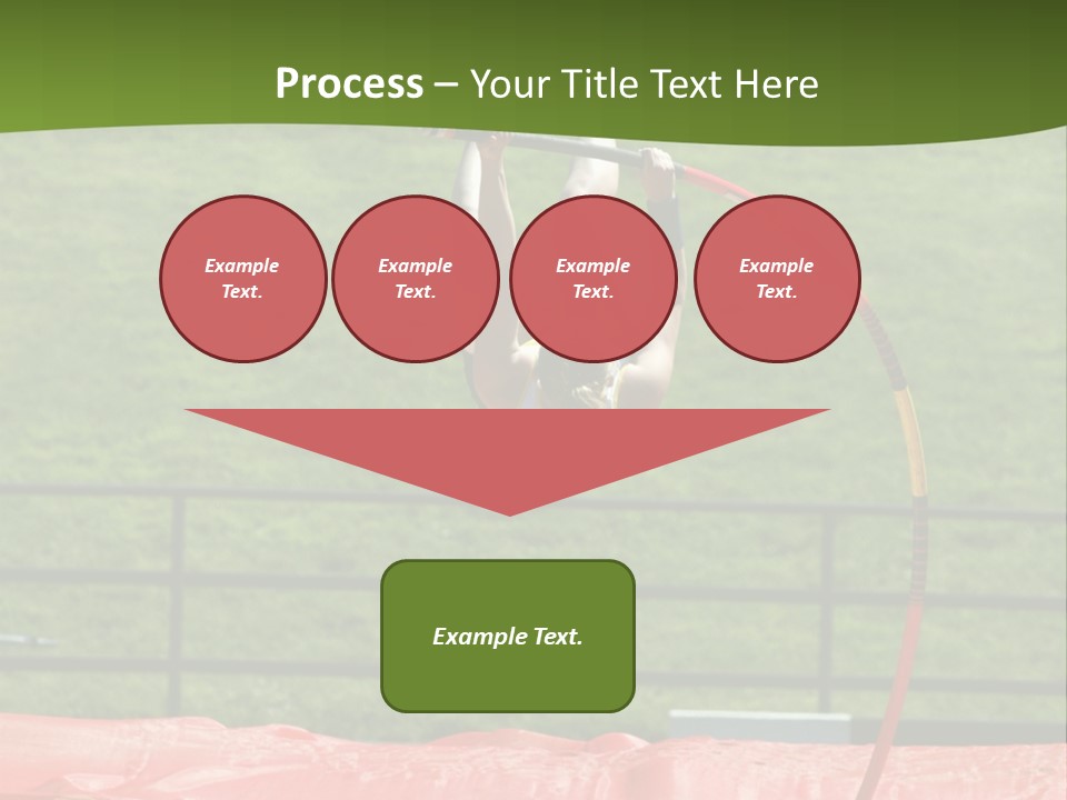 Pole Vaulter PowerPoint Template