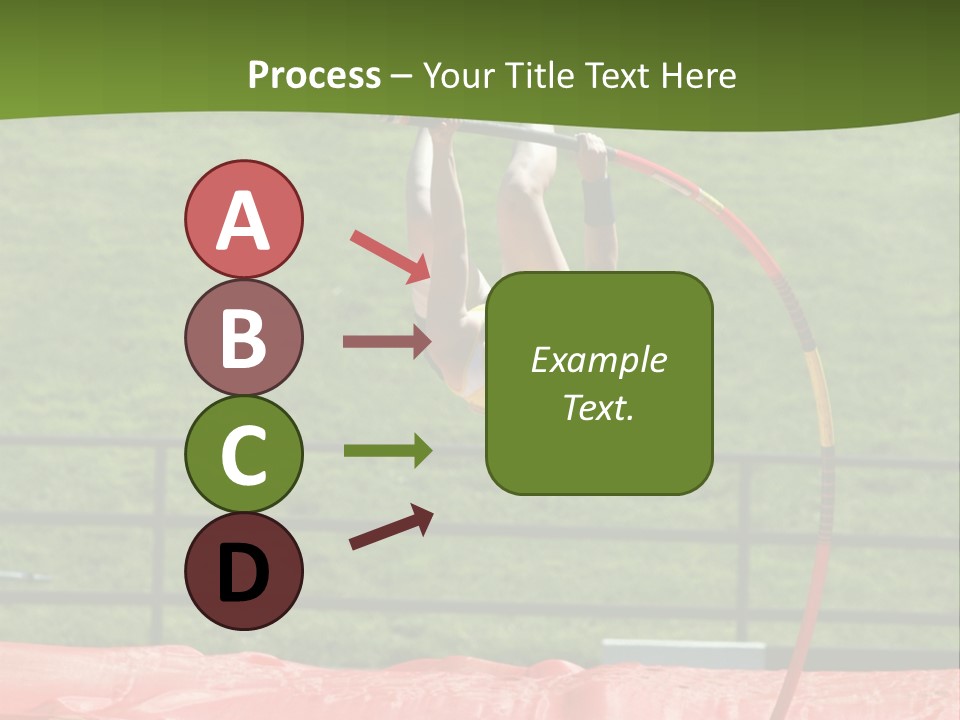 Pole Vaulter PowerPoint Template