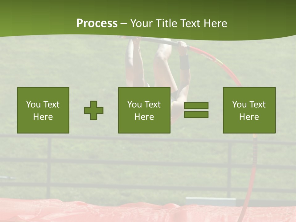 Pole Vaulter PowerPoint Template
