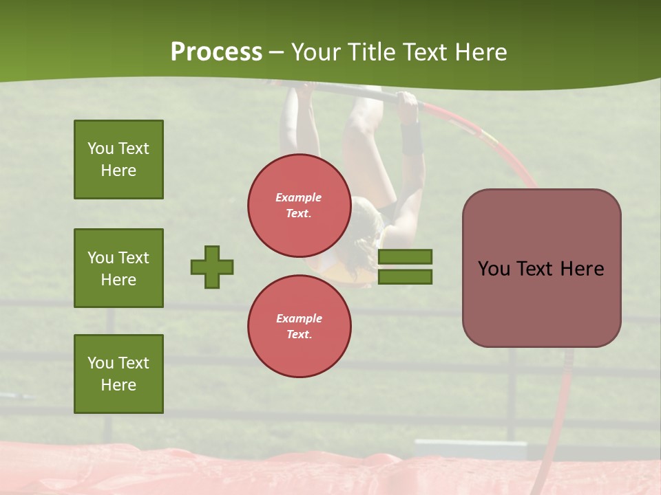 Pole Vaulter PowerPoint Template