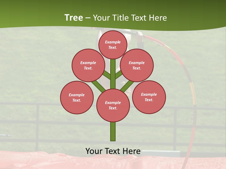 Pole Vaulter PowerPoint Template
