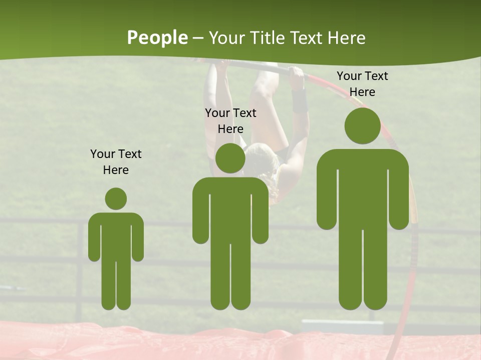 Pole Vaulter PowerPoint Template