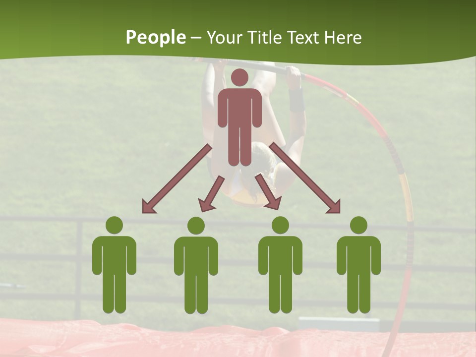 Pole Vaulter PowerPoint Template