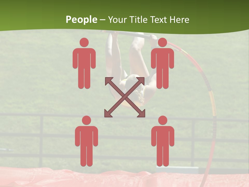 Pole Vaulter PowerPoint Template