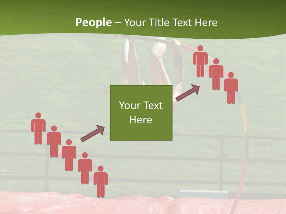 Pole Vaulter PowerPoint Template