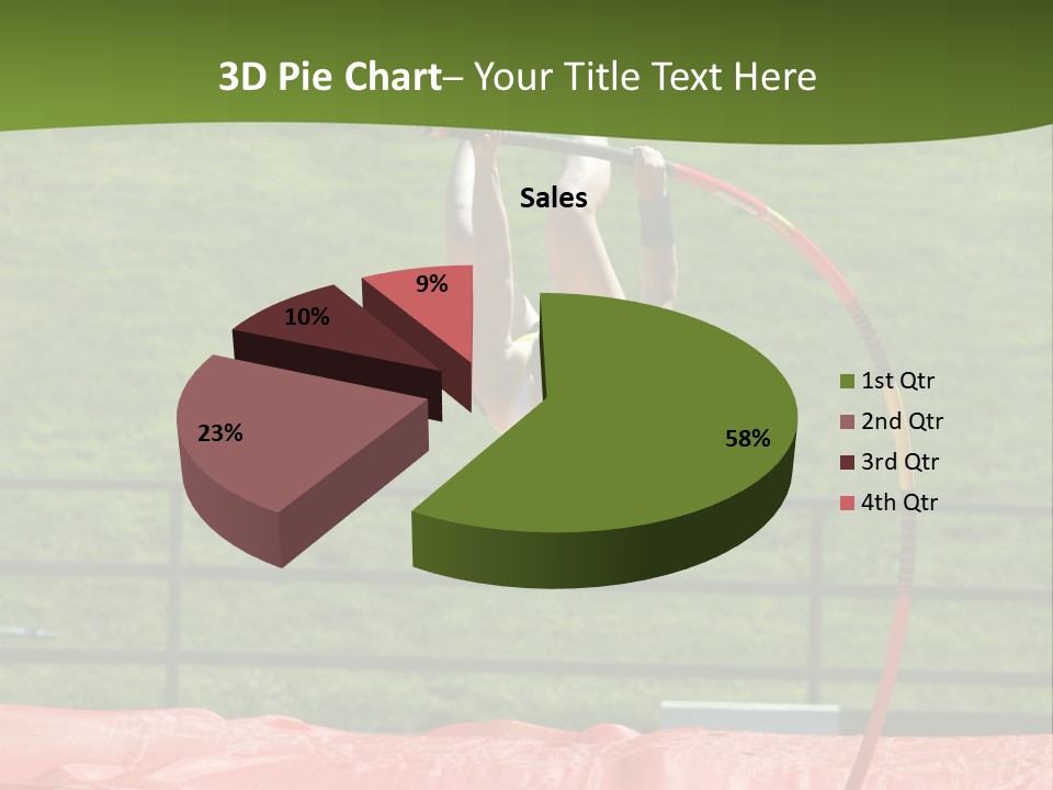 Pole Vaulter PowerPoint Template