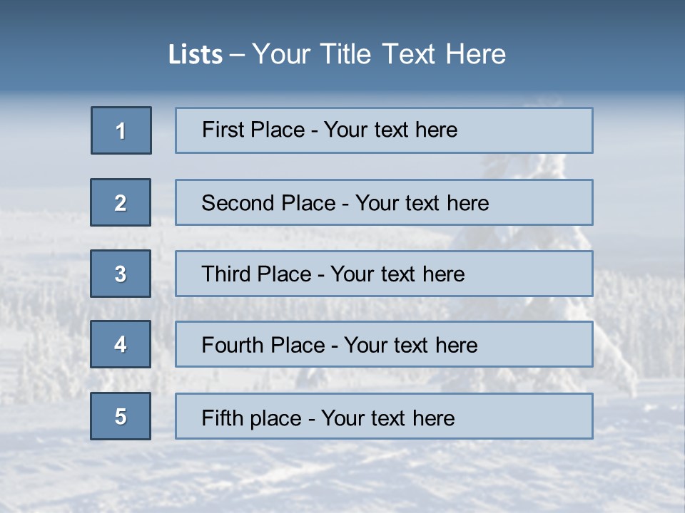 Winter Landscape PowerPoint Template