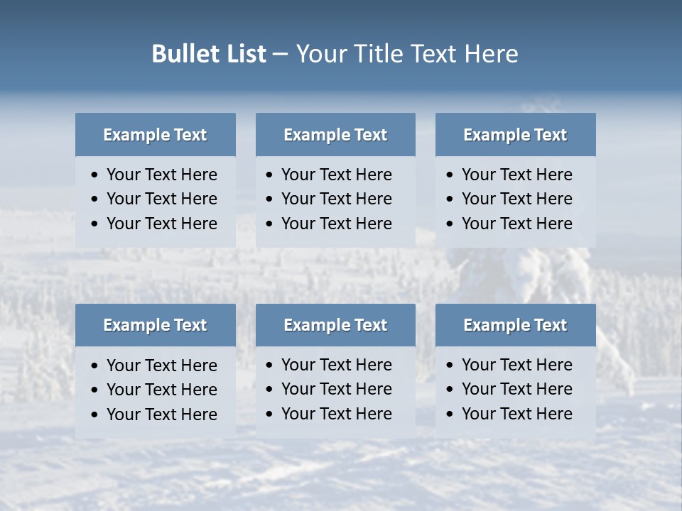 Winter Landscape PowerPoint Template