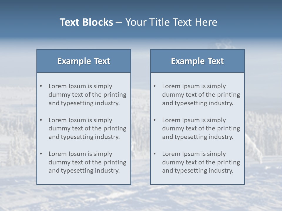 Winter Landscape PowerPoint Template