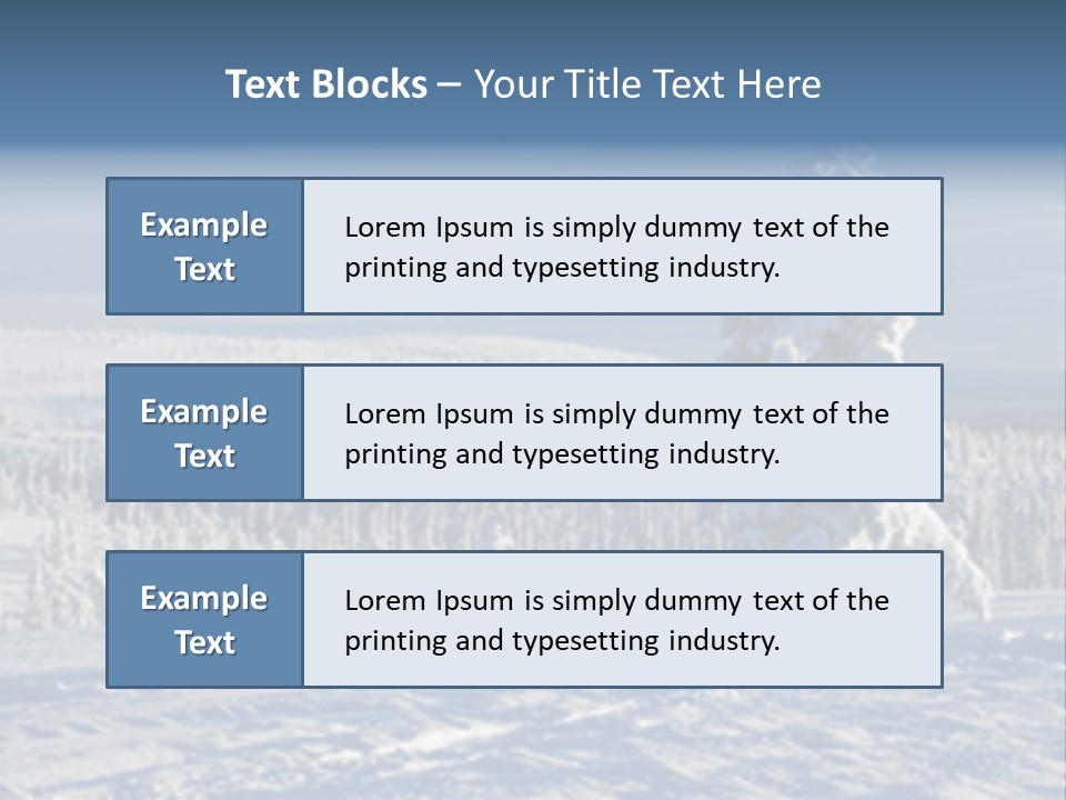Winter Landscape PowerPoint Template