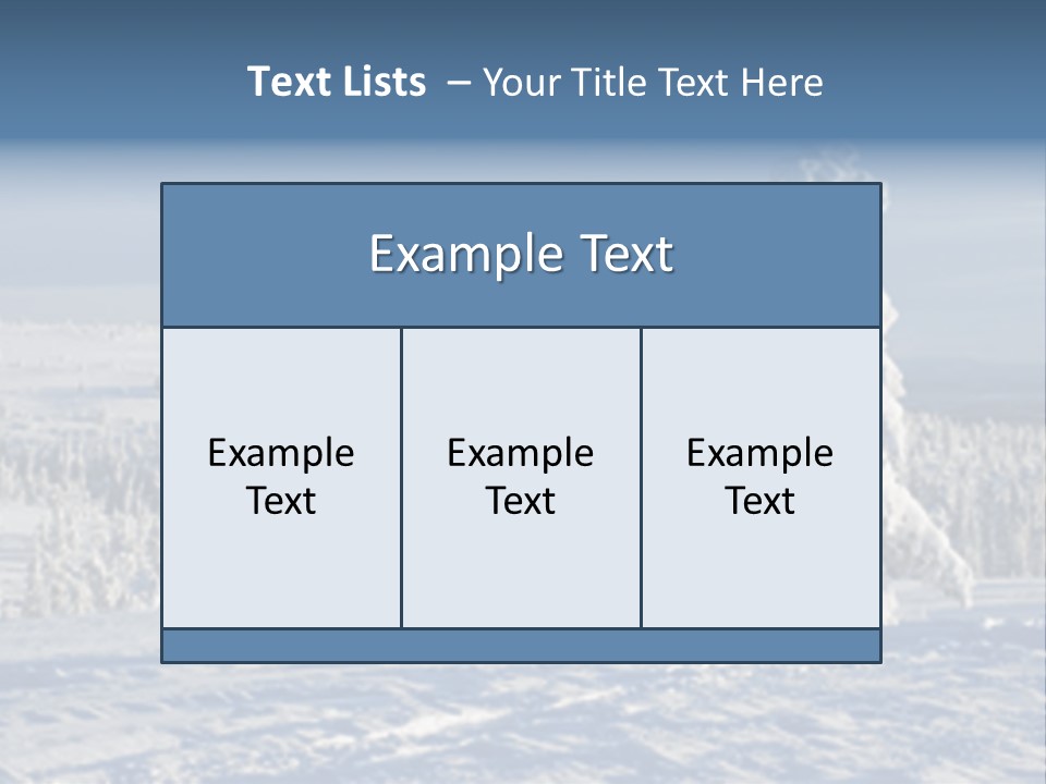 Winter Landscape PowerPoint Template