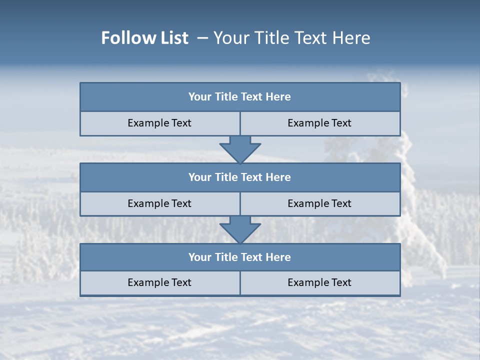 Winter Landscape PowerPoint Template