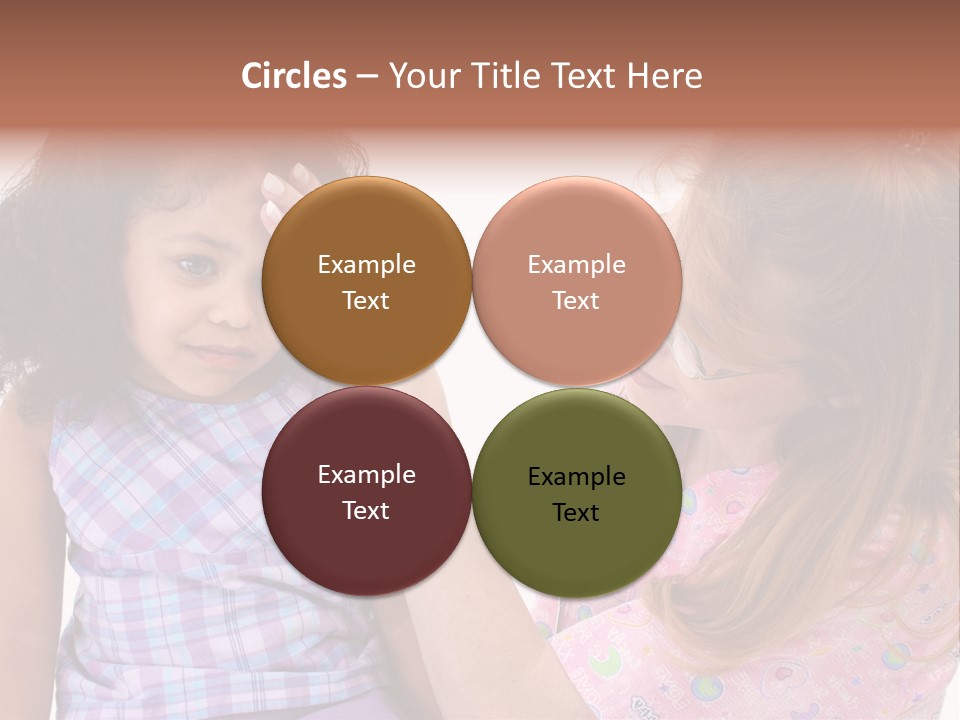 A Woman Holding A Small Child In Her Arms PowerPoint Template