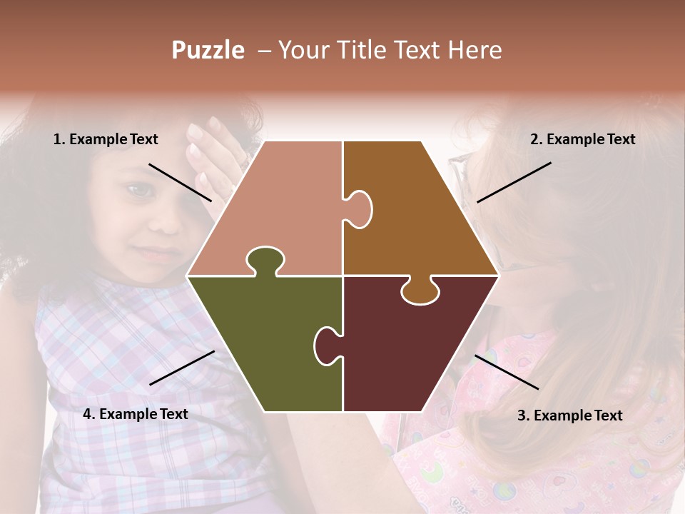 A Woman Holding A Small Child In Her Arms PowerPoint Template