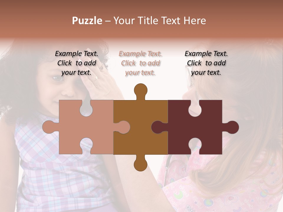 A Woman Holding A Small Child In Her Arms PowerPoint Template