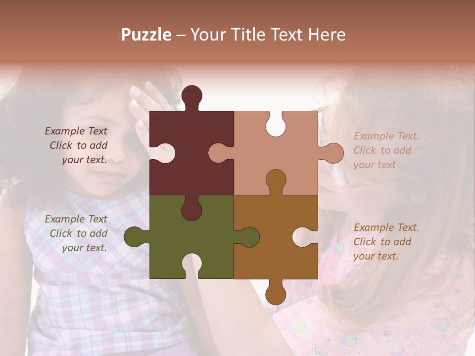 A Woman Holding A Small Child In Her Arms PowerPoint Template