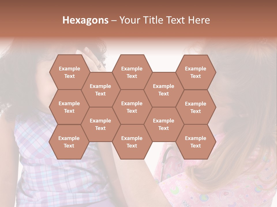 A Woman Holding A Small Child In Her Arms PowerPoint Template