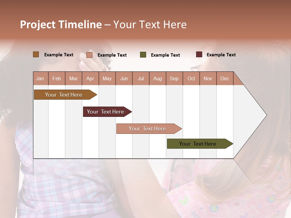 A Woman Holding A Small Child In Her Arms PowerPoint Template