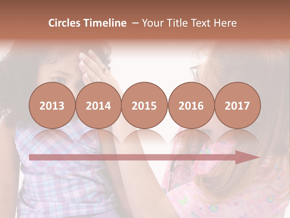 A Woman Holding A Small Child In Her Arms PowerPoint Template