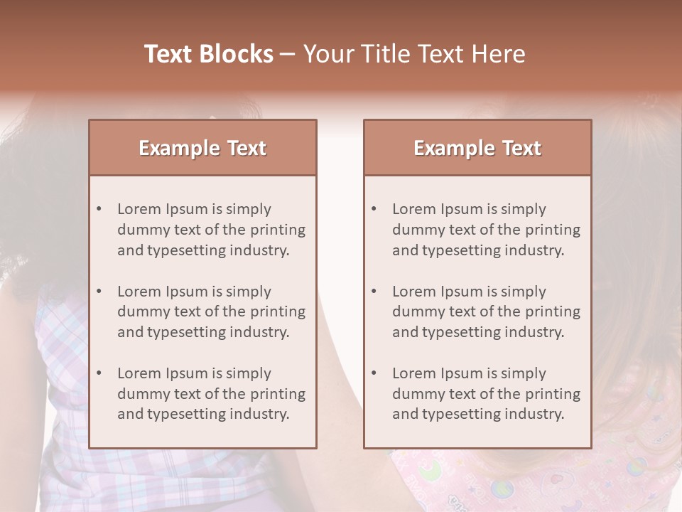 A Woman Holding A Small Child In Her Arms PowerPoint Template