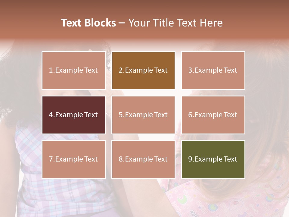 A Woman Holding A Small Child In Her Arms PowerPoint Template