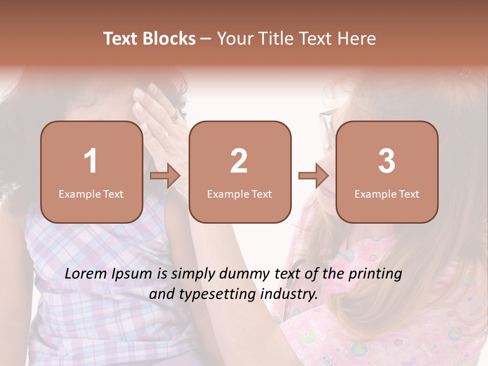 A Woman Holding A Small Child In Her Arms PowerPoint Template