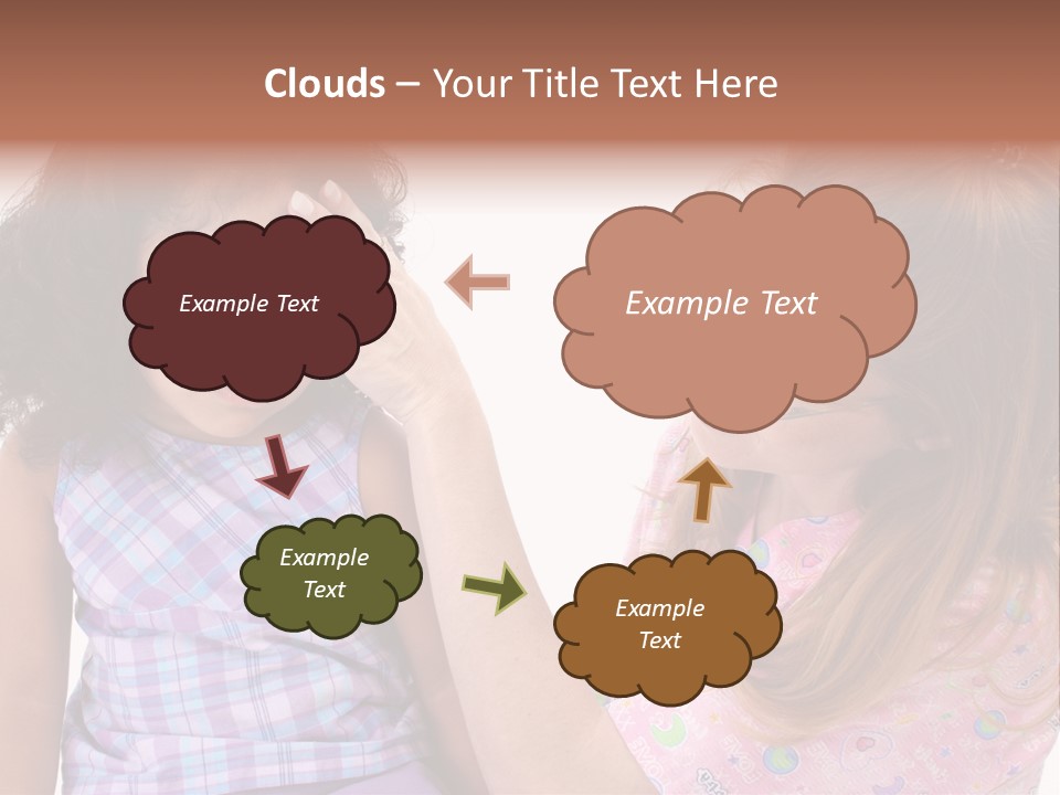 A Woman Holding A Small Child In Her Arms PowerPoint Template