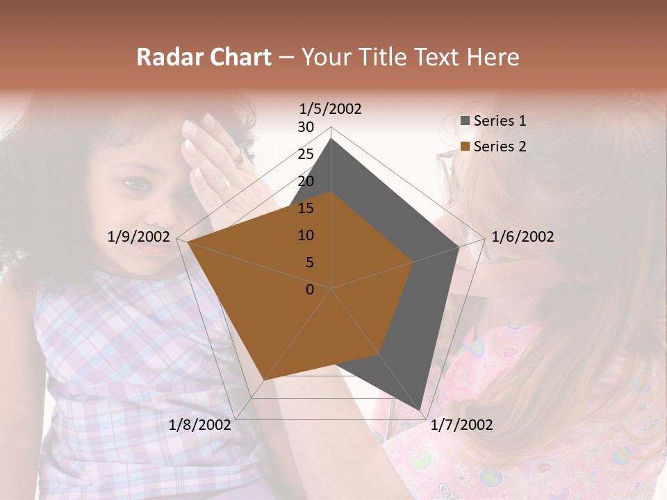A Woman Holding A Small Child In Her Arms PowerPoint Template