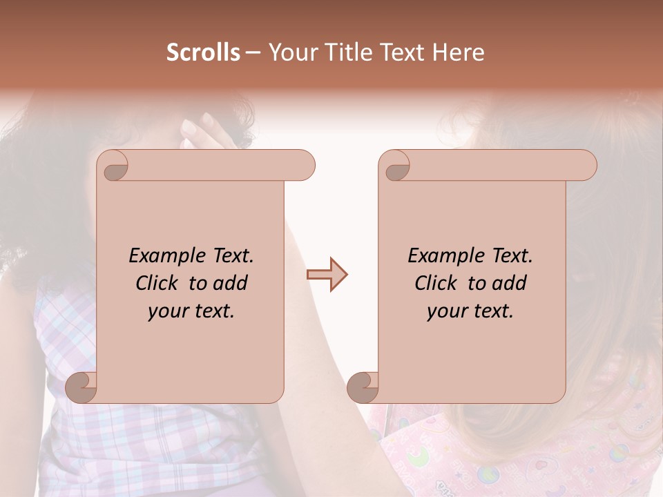 A Woman Holding A Small Child In Her Arms PowerPoint Template
