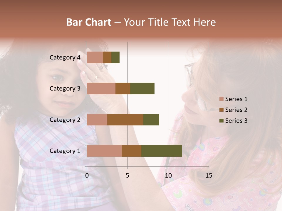 A Woman Holding A Small Child In Her Arms PowerPoint Template