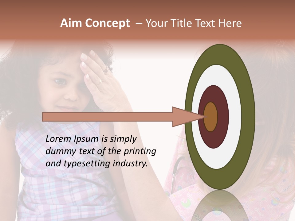 A Woman Holding A Small Child In Her Arms PowerPoint Template