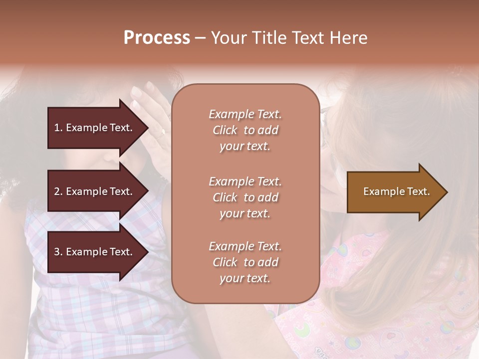 A Woman Holding A Small Child In Her Arms PowerPoint Template