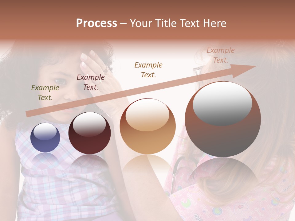 A Woman Holding A Small Child In Her Arms PowerPoint Template